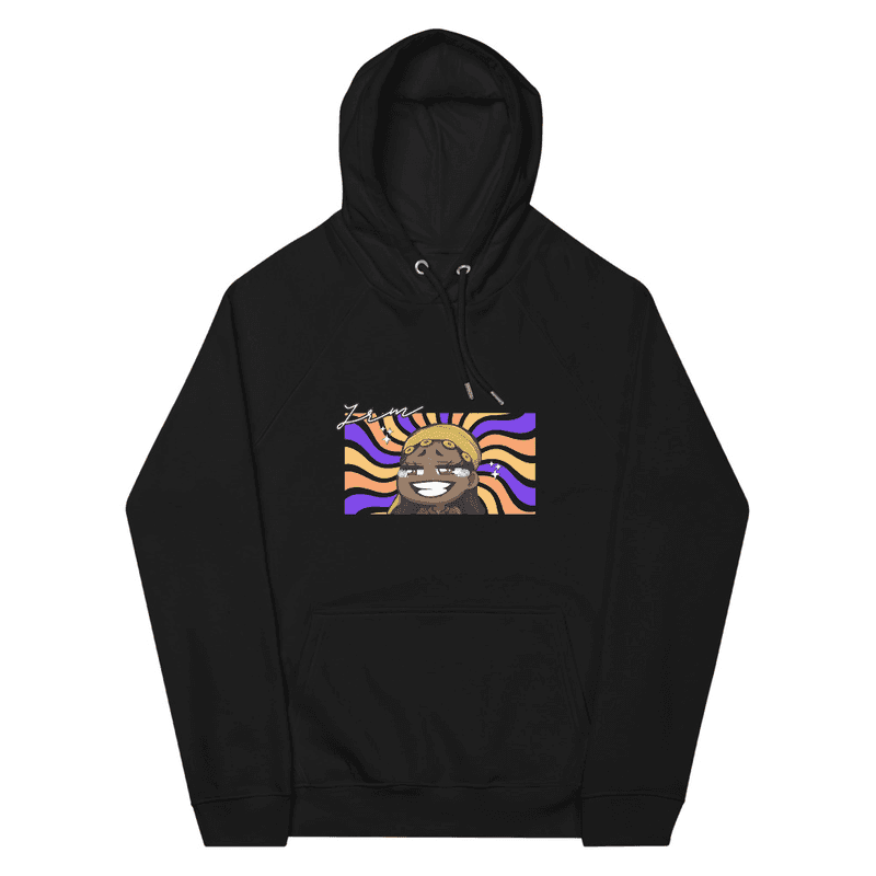 Claudette Unisex eco raglan hoodie